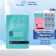 Jema Rose 8+ Minute Replenishing Hydration Mask Box of 7 pieces x 25ml Made in New Zealand