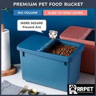 Pet Cat Dog Dry Food Kibble Storage Container Food Bucket Bekas Simpan Makanan Kucing Food Storage Box RRPET