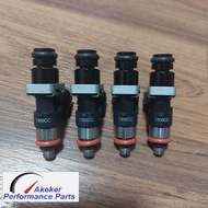 4X Black Top Hat 14 MM Feed High Performance 450CC 550CC 650CC 850CC 1000CC 1300CC 65mm EV14 E25 E85
