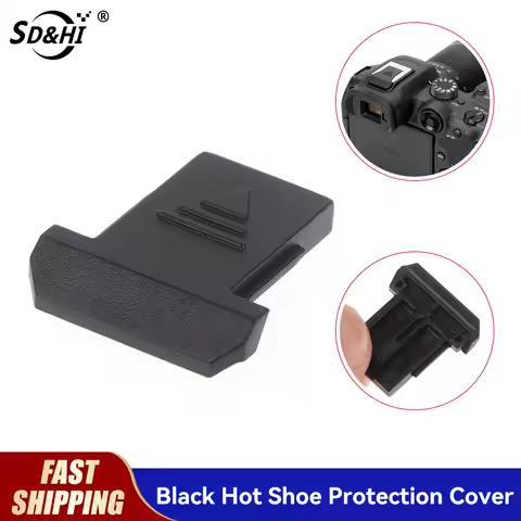 1pc Black Hot Shoe Protection Cover For Canon Camera 70D 80D 5D4 6D2 800D 750D EOS R RP Canon Access