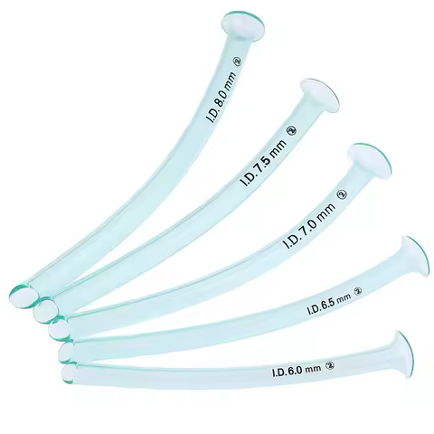 6/6.5/7/7.5/8mm Disposable Nasopharyngeal Airway Nasal Pharyngeal Duct Health Care Kit Accessory