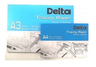 กระดาษไขเขียนแบบ Delta A2 A3/ A4 Tracing Paper