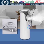 Nebulizer Mesh Ultrasonic Nebulizer Portable Bantu Pernafasan Asma ≤40dB Genggam Yang Alat Inhalasi 