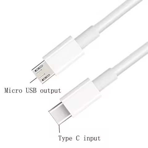 USB Type C to Micro 5V/2.4A Fast Charging 480Mbps Data Transfer OTG Adapter Cable For Samsung Xiaomi