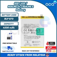 ACA Bateri Serasi untuk OPPO A3S / A5 / A5S / A12 / A31 2020 / REALME C1 / REALME 2 Battery Bateri B