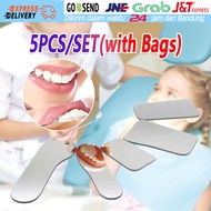 Rhodium Cermin Intraoral Kaca Intra Oral Doubleside Reflektor Dental Photography Gigi Mirror Reflect