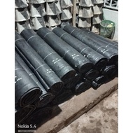 GEOMEMBRAN HDPE TEBAL 250 MICRON LEBAR 4 METER BEKAS LAYAK PAKAI