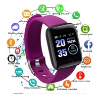 116 Plus Smart Watch Jam Tangan Bluetooth Waterproof Sport Watch Smartwatch Heart Rate Monitor Blood Pressure Watches