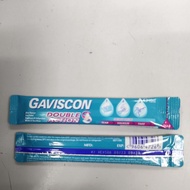 Gaviscon double action Liquid Sachet 10ML E:9/25 GAVISCON DOUBLE ACTION 1 SACHET BUNGKUS GAVISCON DO