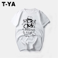 [Bruno Mars]Bruno Mars Cotton T-Shirt Suitable For Men And Women