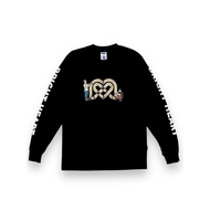 Long sleeves black STATUE 100% Cotton BCI