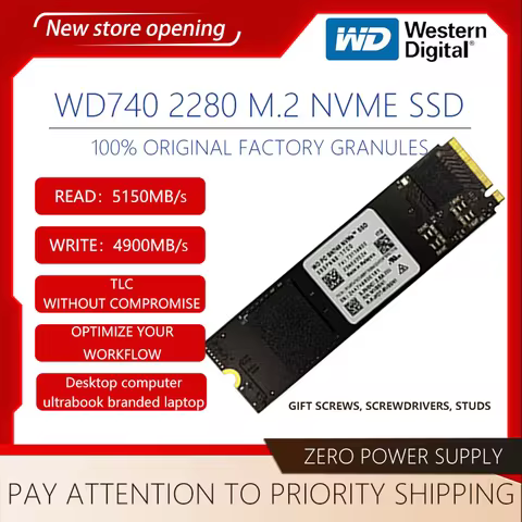 Western Digital SN740 1TB M.2 2280 Gen4 PCle 4.0 NVMe Desktop Notebook Superbook Universal