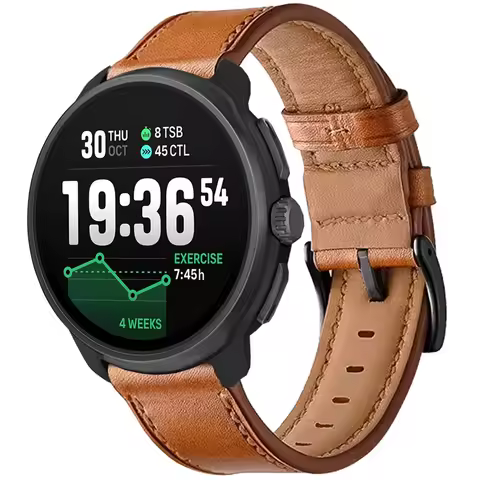 20mm 22mm Leather Strap For SUUNTO Race 2/Run/OCEAN/RACE S/VERTICAL Band Bracelet For Suunto 9 PEAK/