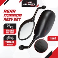 5LW-F6280/90-20 Yamaha Original Y125ZR Movistar Limited Edition Side Mirror Assy Chop E9 Kotak Putih