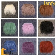 LANFY BJD Hair Row, Fake Hair Hair Raw Synthesis BJD Hair Wefts, DIY Hair For Dolls Hair Wefts Bjd D