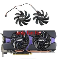 85MM 4Pin Cooling Fan Replace For Sapphire R9 270/280/280X/285/HD7850/7870/7950/7970 Video Card Cool