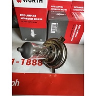 wurth H4 bulb 12V 60/55 watt and 12V 100/90 watt