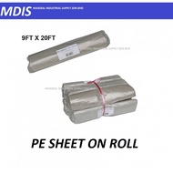Quality 9 Feet x 20 Feet Multi-Purpose PE Sheet On Roll Plastic Protecting Sheet