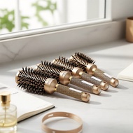 Ceramic Round Styling Brush - Heat Resistant Barrel