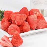 HALAL 50G / 100G 韩国老爷爷草莓干 冻干草莓 Freeze Dried Strawberry 草莓干 草莓脆Korea Crunchy Strawberry 网红草莓干