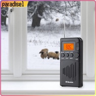 [paradise1.sg] AM FM Stereo LCD Display Portable Radio Receiver AM FM Radio Small Digital Radio