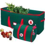 7.5 Feet Detachable Christmas Tree Storage Box Christmas Tree Storage Bag Waterproof Storage Christm