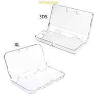 fol Protective Case for New 3DS XL LL New 3DS Clear Cover Housing Full Coverage Case Dustproof Cover