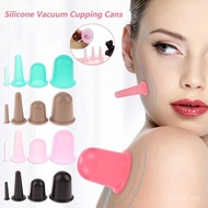 4 Copos Silicone Vacuum Cupping Massage Set Anti-fat Group Facial Cupping Ventosas Facial Neck Lifti
