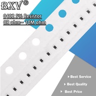 100PCS 0402 5% SMD Resistor 0R ~ 10M 1/16W 0 1 10 100 150 220 330 Ohm 1K 2.2K 10K 100K 0R 1R 10R 100