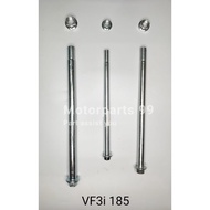 SYM VF3i 185 FRONT REAR WHEEL SHAFT DEPAN BELAKANG TAYAR SAP SWING ARM SHAFT FORK ARM SAP