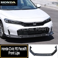 Honda Civic FE 2025 Facelift Front Thai Lips Front Diffuser Civic FE Bodykit civic FE Accessories