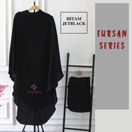 Hijab Fursan Syari Premium terbaru  - Khimar syari fursan - Jilbab mewah Lebaran