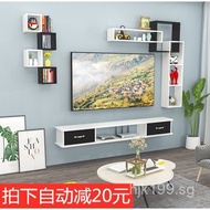 Grid No-Drill Wall Decor Shelf Gold Creative Background Partition TV Storage Rack Shelf W8Minimalist