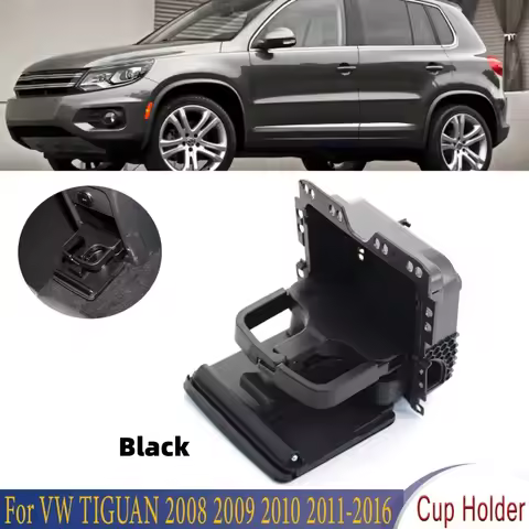 For VW TIGUAN 2008-2016 Sharan 2011-2016 Golf PLUS 2012-2014 Central Console Rear Armrest Water Drin