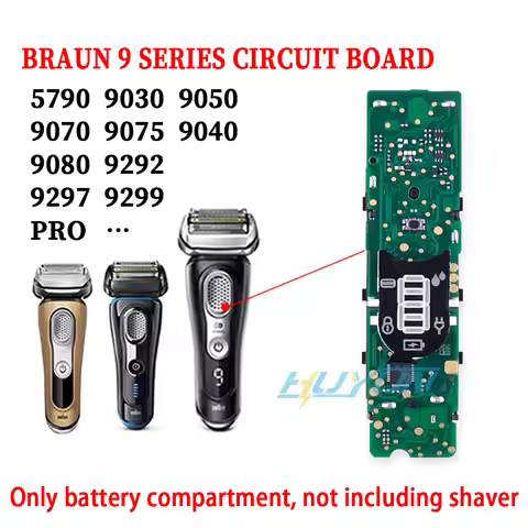 Battery compartment motherboard For Braun Card PCB Battery Display Razor Series 9 5790 5791 9030 925