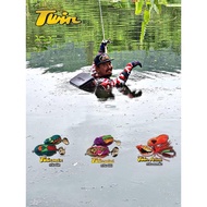 Nick armando twin action jump frog 4cm 7g, soft frog 5cm /jump frog/haruan lure