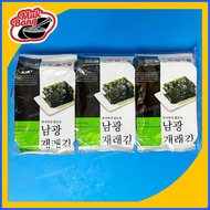 ❈ § ❦ Namkwang Roasted Nori Seaweed Laver 4g x 3pcs  (Namkwang,Bibigo,Boryung,jaya)