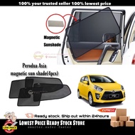 Magnetic Sun Shade Perodua Axia 2014-2022 Axia old Sunshade Car Magnetic Sunshade Window Sunshield (