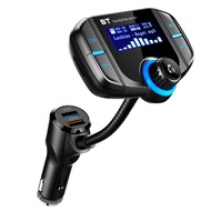 Bt70 Fm Transmitter Car Radio Bluetooth Kit Dual USB Qc3.0 Wireless Mp3 Player Charger Adapter Hands