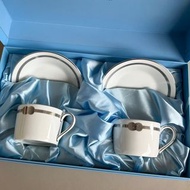 [全新含盒 原價6000+] WEDGWOOD Vera Wang Infinity Love 永恆之愛 骨瓷 對杯 杯盤組 茶杯 盤子 禮盒 咖啡杯 下午茶杯 結婚禮盒