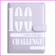 Money Saving Challenge Book Money Saving Wallet Binder with Pen Slot Fun Budget Binder with Tracker 