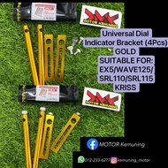 Universal Dial Indicator Bracket (4Pcs) untuk Dial Cam motor EX5 Wave Dash Lagenda Kriss KOZI