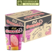 [THÙNG 24 LY] - MASAN - Mì ly Omachi có CÂY THỊT THẬT 3 vị: Sốt/ Xốt Bò Hầm Sườn Hầm Ngũ Quả Tôm Chu