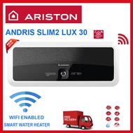 ARISTON ANDRIS SLIM2 LUX D 30 ELECTRIC WIFI STORAGE WATER HEATER | Local Warranty  | Express Free Delivery