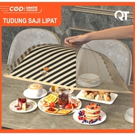 CODE E3H Foldable Food Cover Folding Serving Cover Round and Square Shape Protective Net Food Cover 
