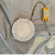 Downlight Inbow LED panel 9 watt Warmwhite Welled