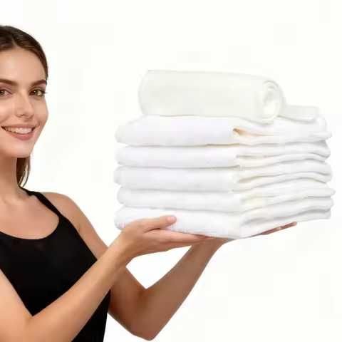 AIO 2PCS Reusable Adult Diapers Breathable Incontinence Pads Quickly absorbed 4 Layer Microfiber Lin