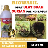 (MURAH) BIOWASIL OBAT PEMBASMI HAMA ULAT BUAH DURIAN, JAGUNG, CABE, BAWANG Obat Hama Ulat Pohon Durian - Insektisida Ulat Pada Tanaman Durian - Pupuk Semprot Atasi Hama Ulat Buah Durian - Pestisida Nabati Hama Ulat Bulu Pohon Durian Paling Ampuh