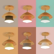 Modern wooden ceiling light bedroom ceiling light corridor lighting ceiling light rotatable ceiling 