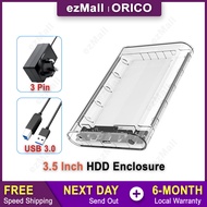 ORICO HDD Case 3.5'' SATA to USB 3.0 External Hard Drive Enclosure for SSD Enclosure HDD Enclosure 3.5 Inch 2.5 Inch External Case